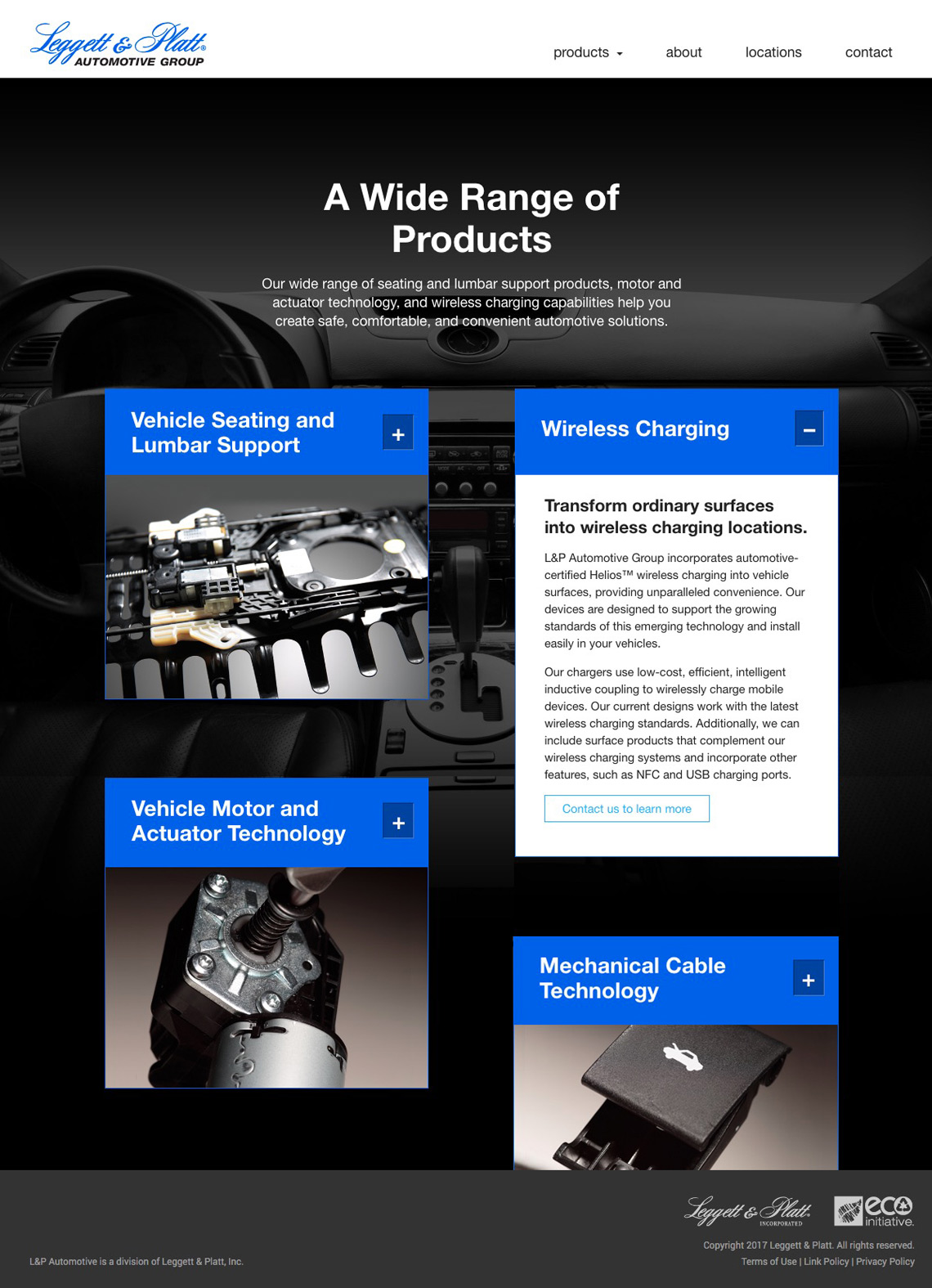 L&P Automotive Group products page