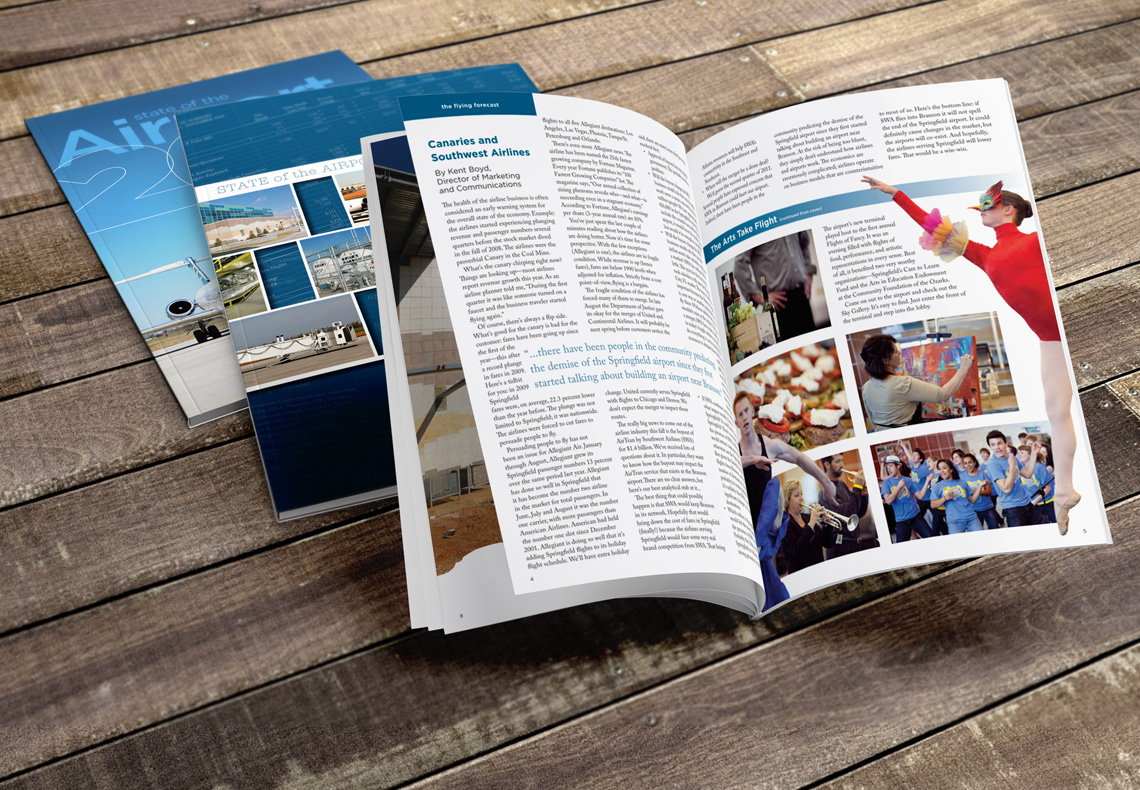State-of-the Airport brochures
